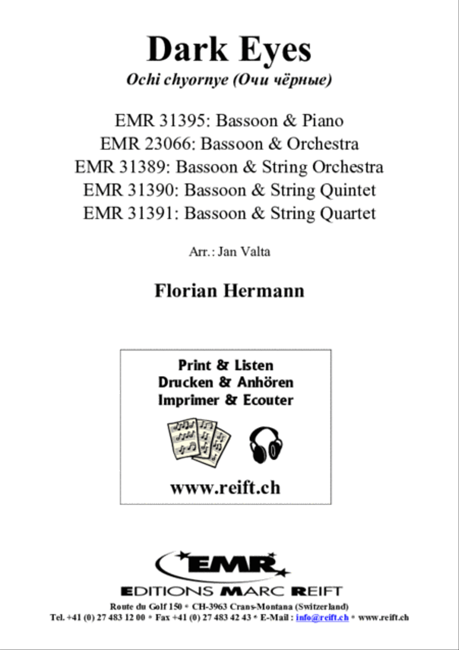 Dark Eyes Bassoon Solo scores gallery preview page 2