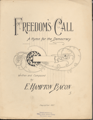 Freedom's Call. A Hymn for the Democracy