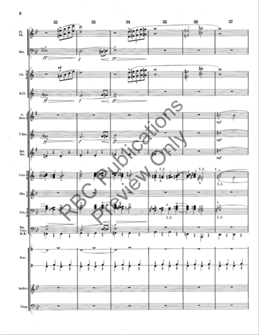 Entracte Concert Band scores gallery preview page 9