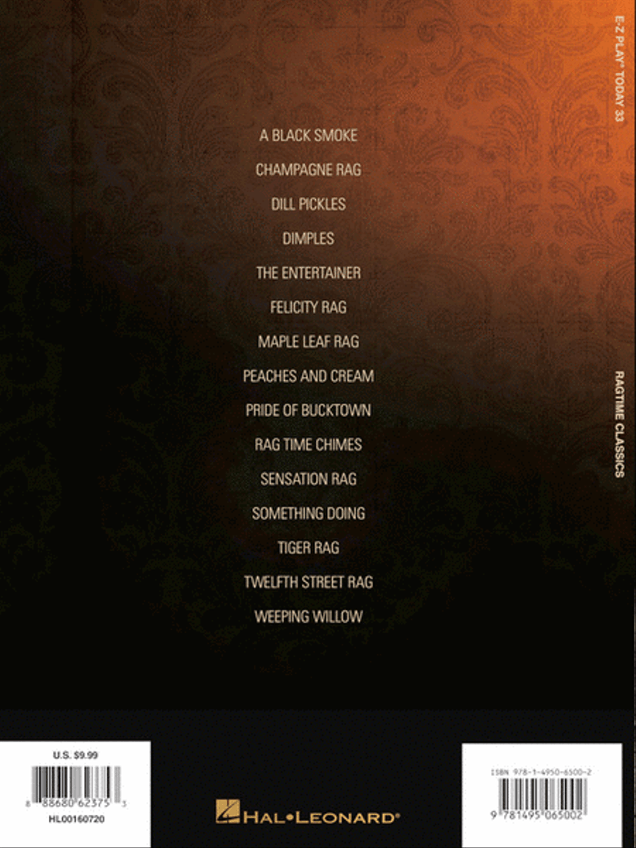 Ragtime Classics Electronic Keyboard scores gallery preview page 6