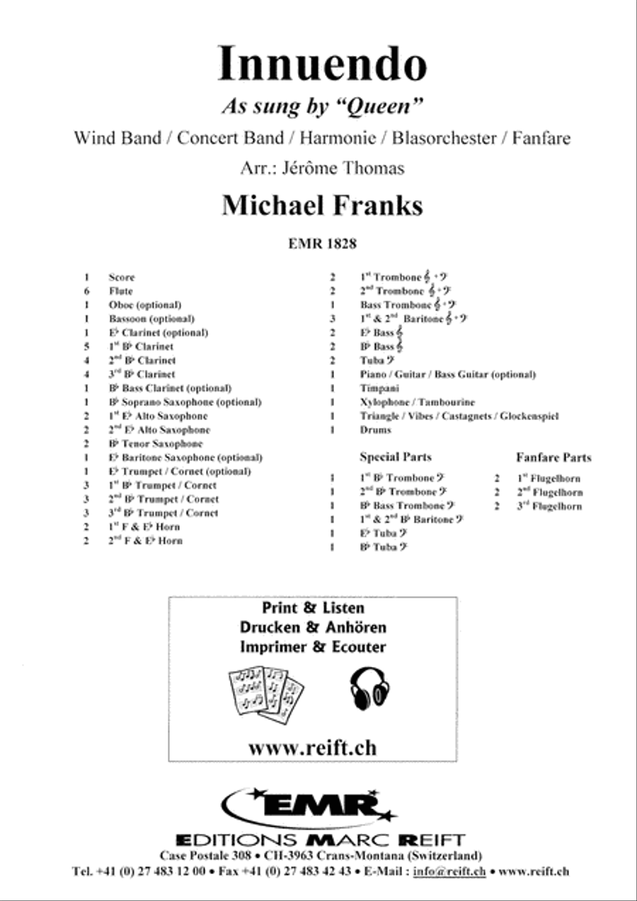 Innuendo Innuendo Concert Band scores gallery preview page 2