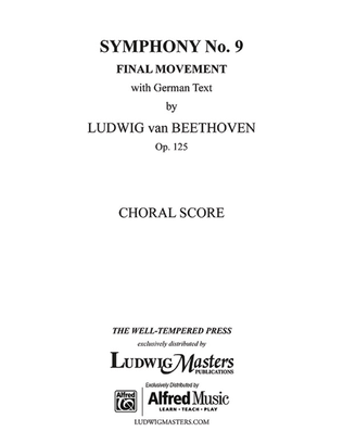 Book cover for Symphony No. 9 in D minor, Op. 125 'Choral' (choral score)