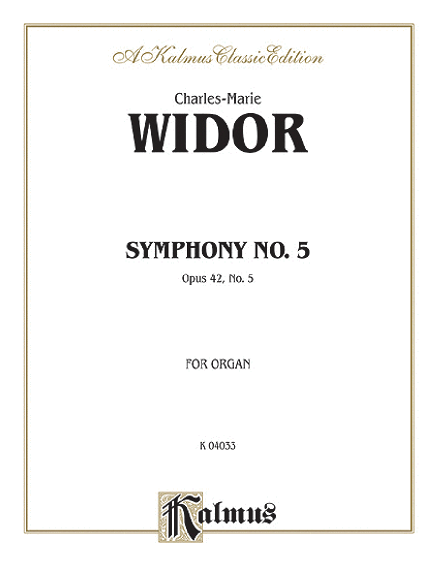 Symphony V in F, Op. 42