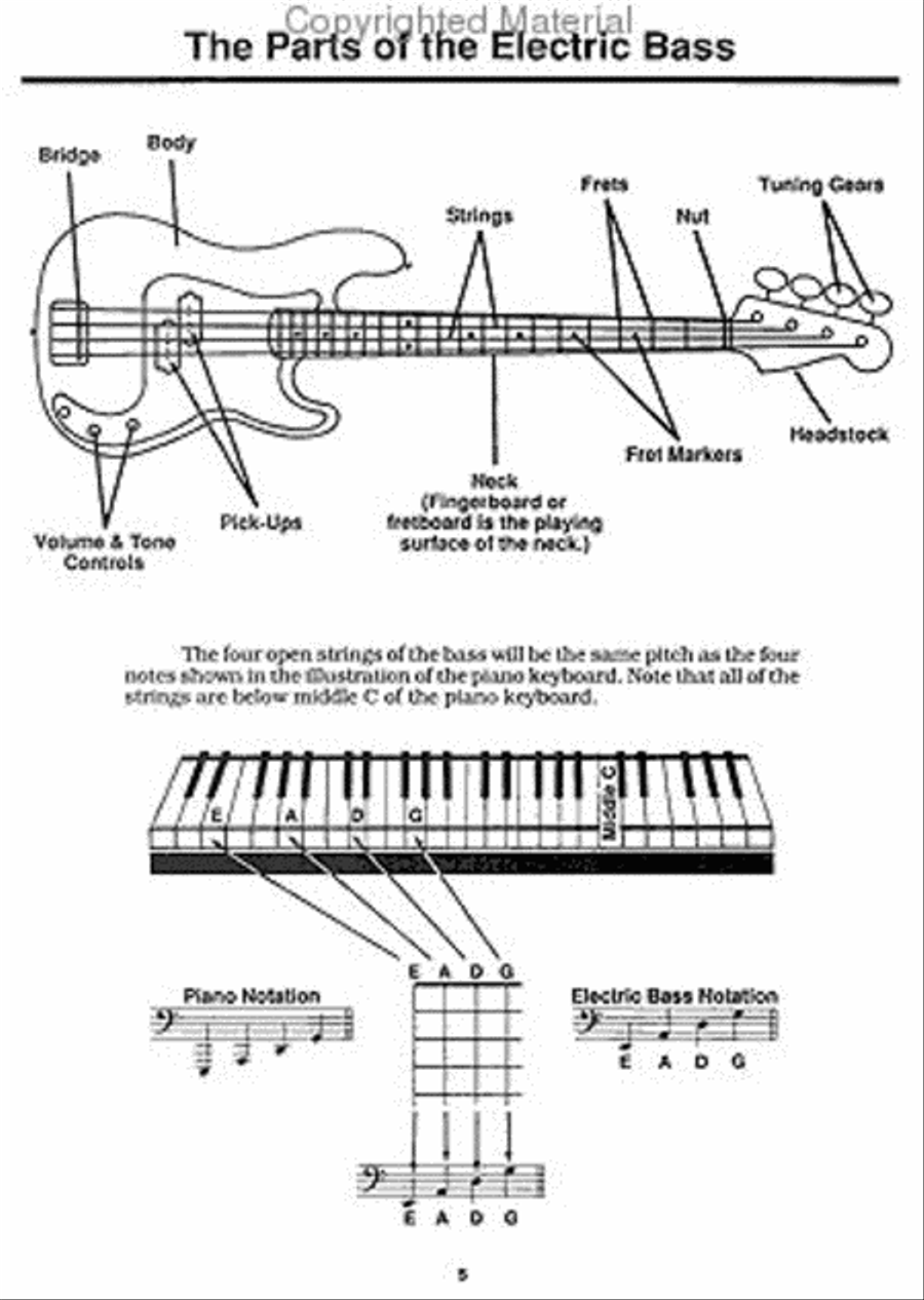 You Can Teach Yourself Electric Bass Bass Guitar scores gallery preview page 3