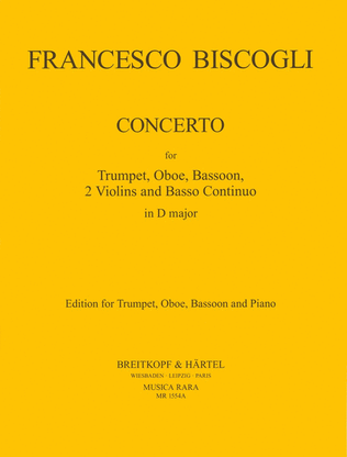 Book cover for Concerto in D major