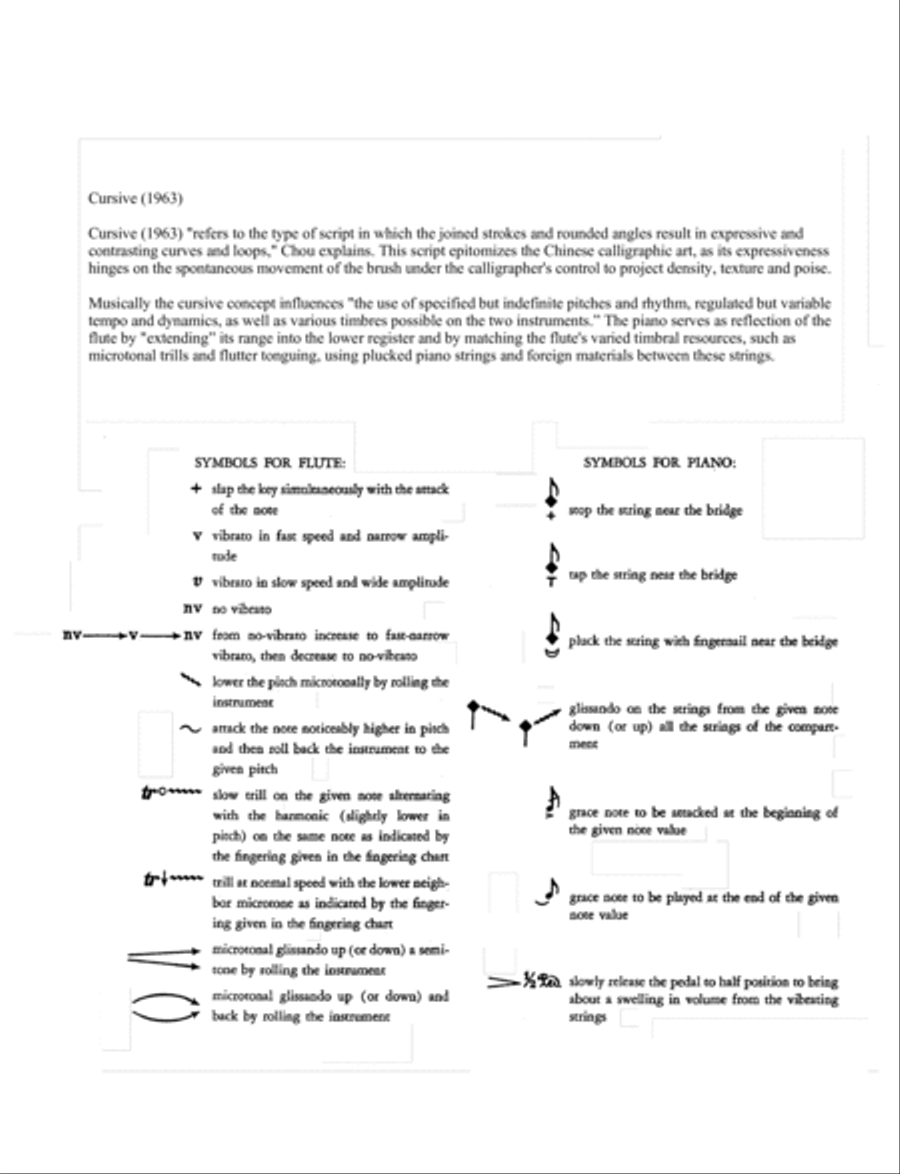 Cursive Cursive Flute Solo scores gallery preview page 3