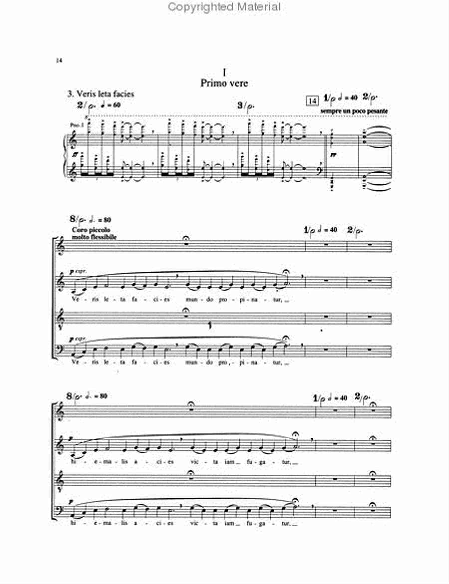 Carmina Burana Choir scores gallery preview page 3