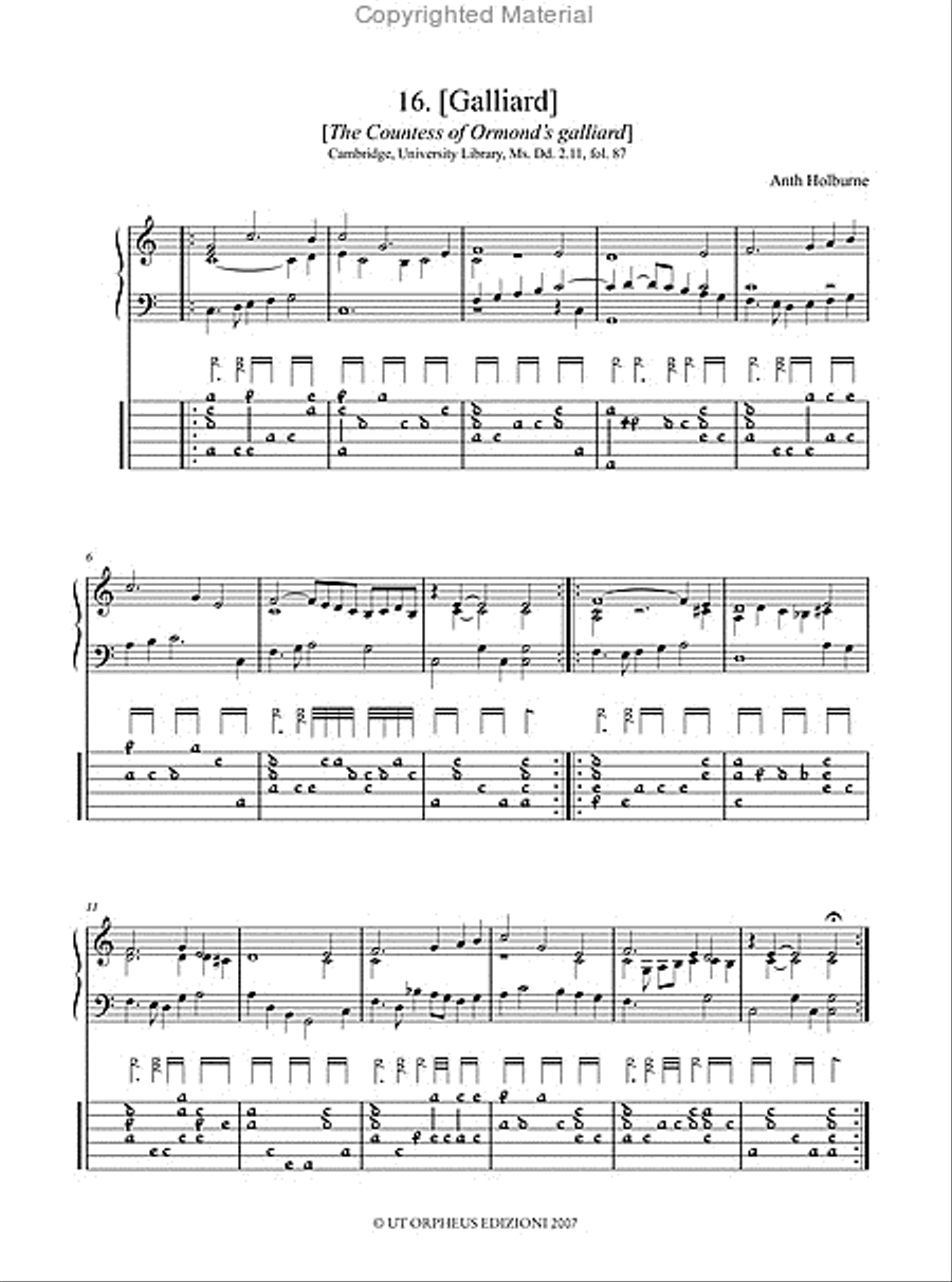 Fantasies and Dances for Lute - Vol. II: Nos. 16-30 Lute scores gallery preview page 2
