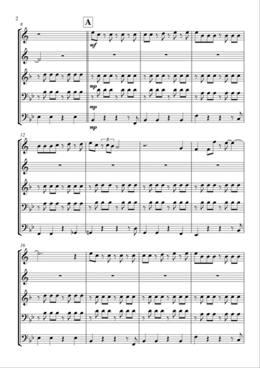 I'm Yours I'm Yours Brass Ensemble scores gallery preview page 3