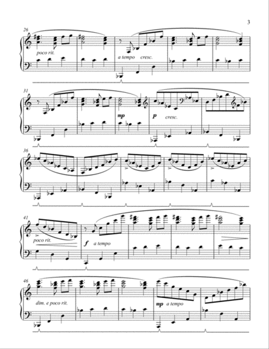 Waterfalls Waterfalls Piano Solo scores gallery preview page 3
