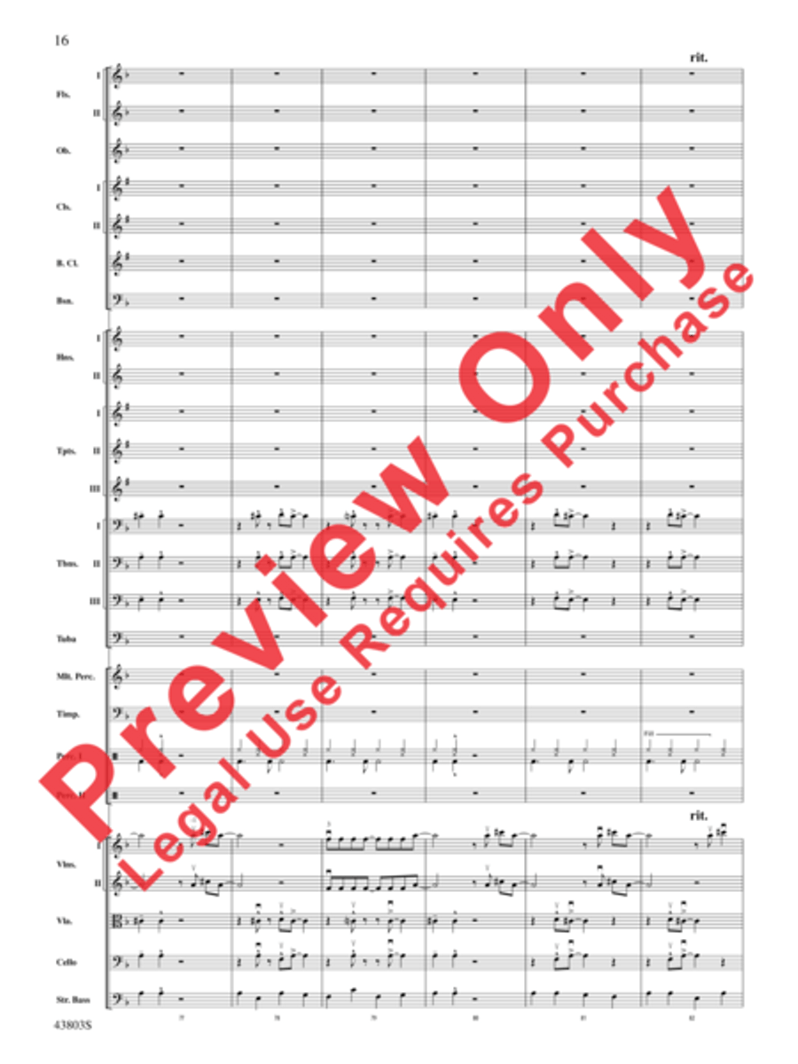 The Doors on Tour Full Orchestra scores gallery preview page 17