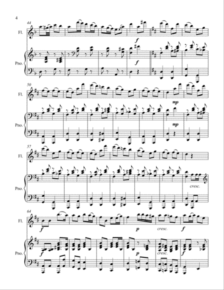 Helen Polka Helen Polka Flute Solo scores gallery preview page 4