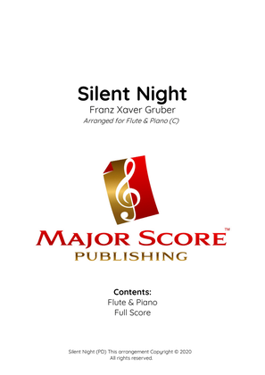 Book cover for Silent Night | Flute & Piano (C)