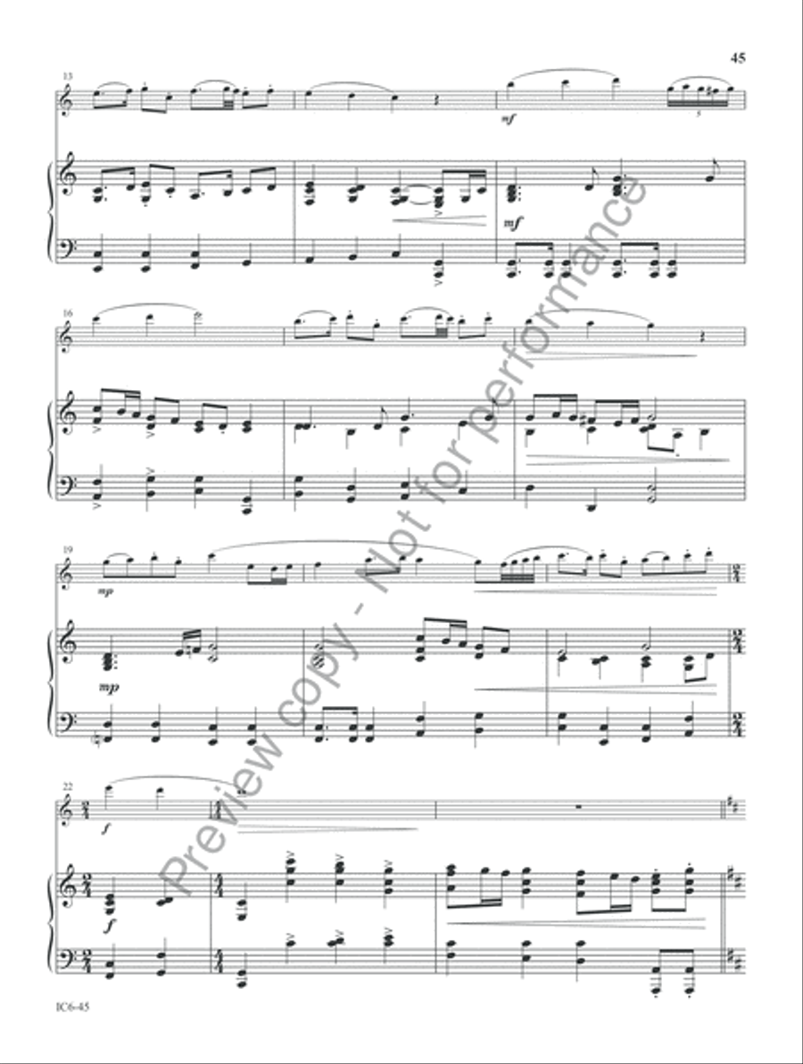 Instrumental Worship Volume 2 - Treble in C Collection / Songbook scores gallery preview page 19