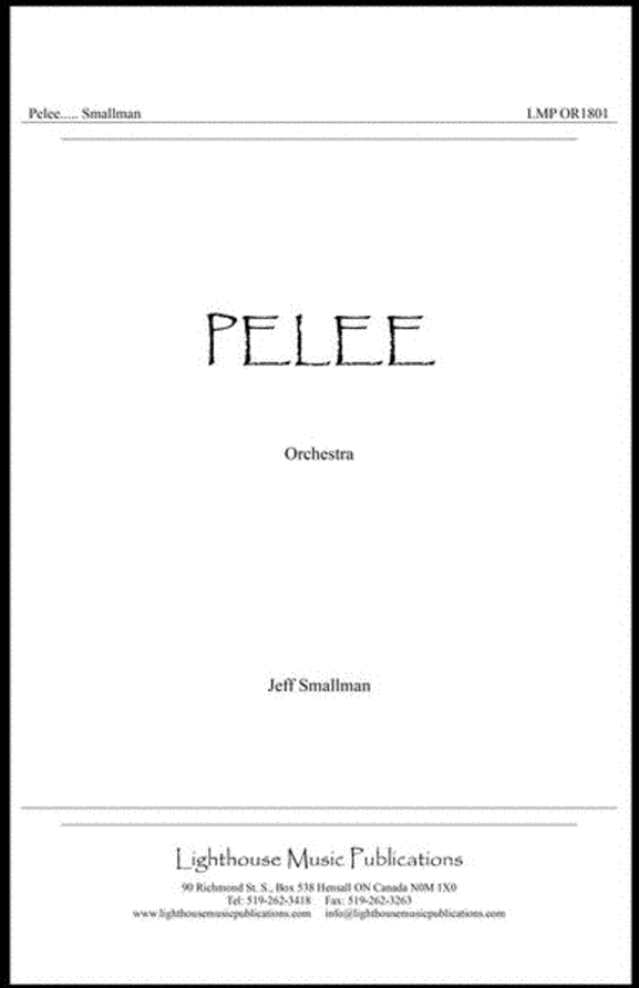Pelee Harp scores gallery preview page 1