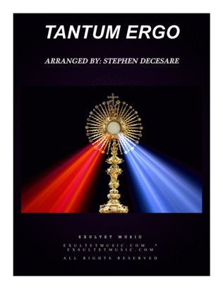 Book cover for Tantum Ergo (for Three Voices)