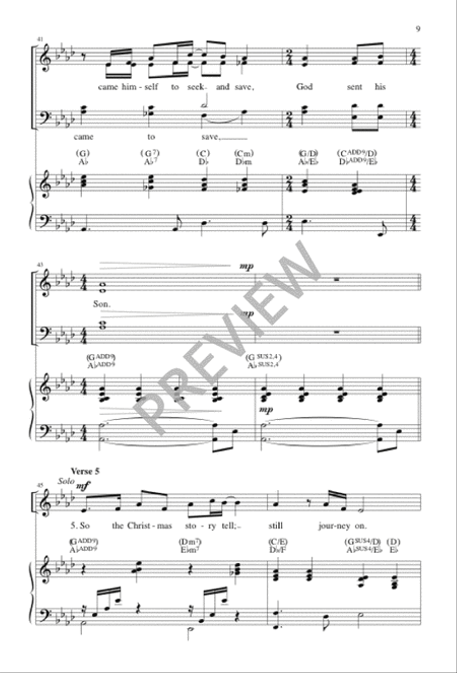 Journey On Journey On 4-Part scores gallery preview page 9