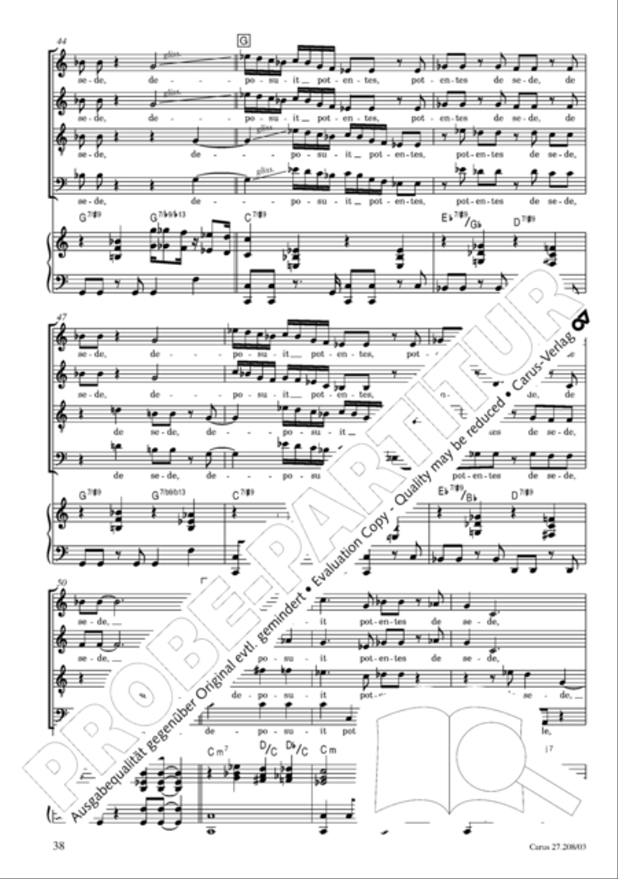 Magnificat 4-Part scores gallery preview page 39