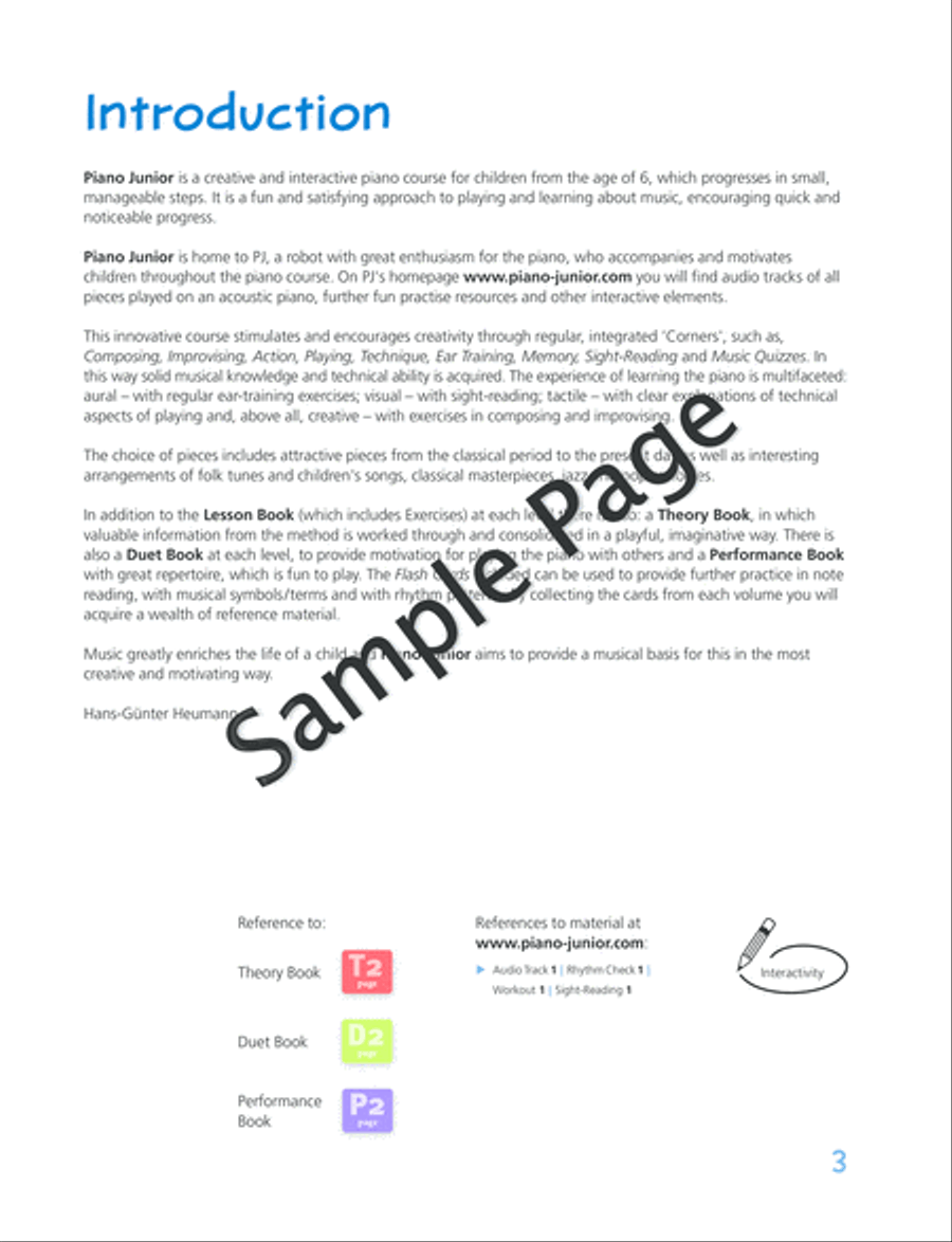 Piano Junior: Lesson Book 2 Piano Method scores gallery preview page 4