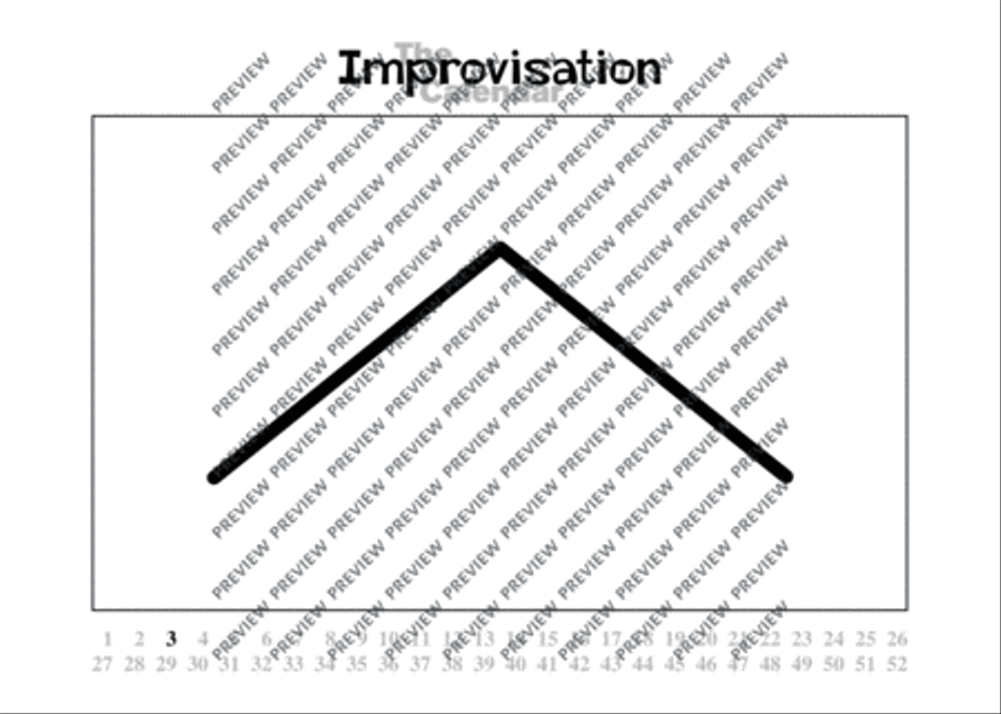 Improvisation Calendar Improvisation Calendar Score scores gallery preview page 8