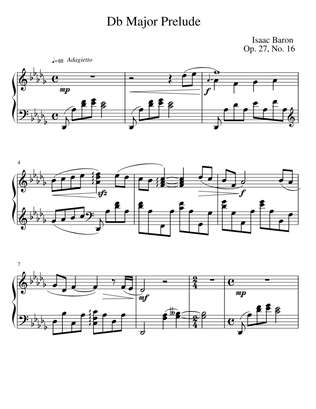 Prelude in Db Major Op. 27, No. 16