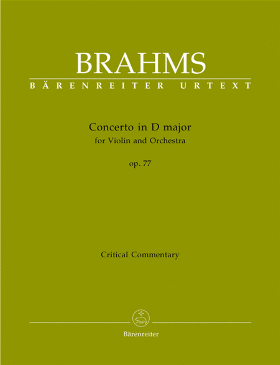 Concerto for Violin and Orchestra in D major, op. 77 Orchestra scores gallery preview page 1