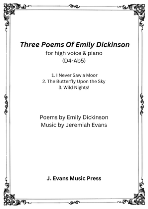 Three Poems of Emily Dickinson