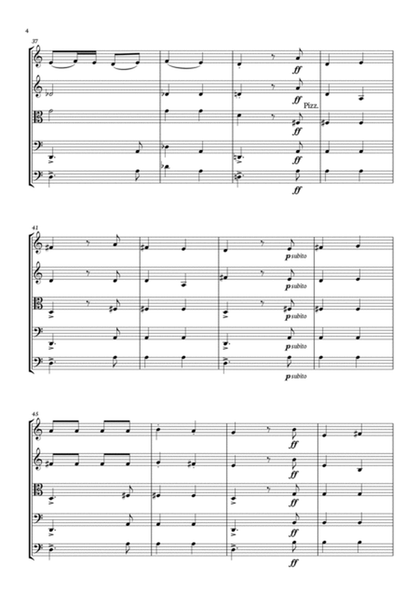 Habanera - Georges Bizet (Carmen) for String Quintet in a easy version - Score and parts image number null