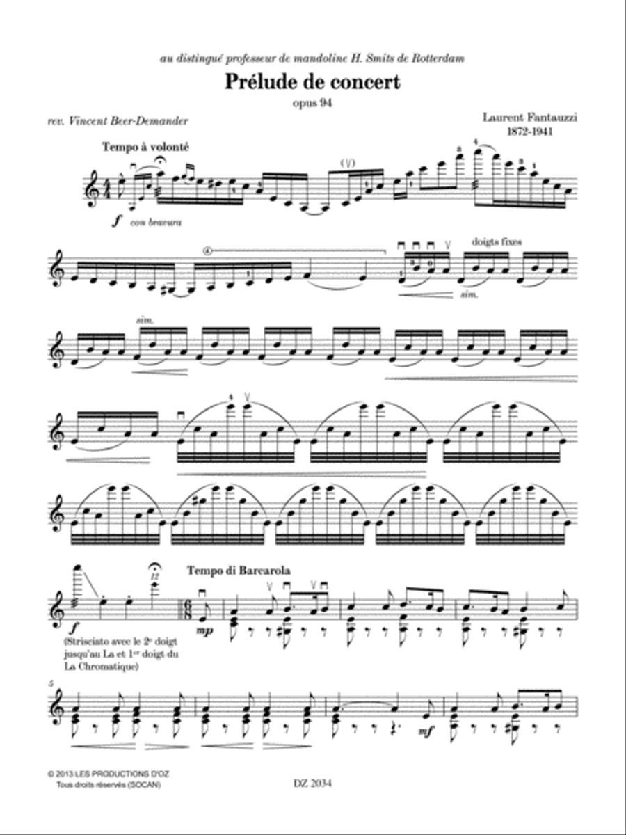 6 pièces solo 6 pièces solo Mandolin scores gallery preview page 3