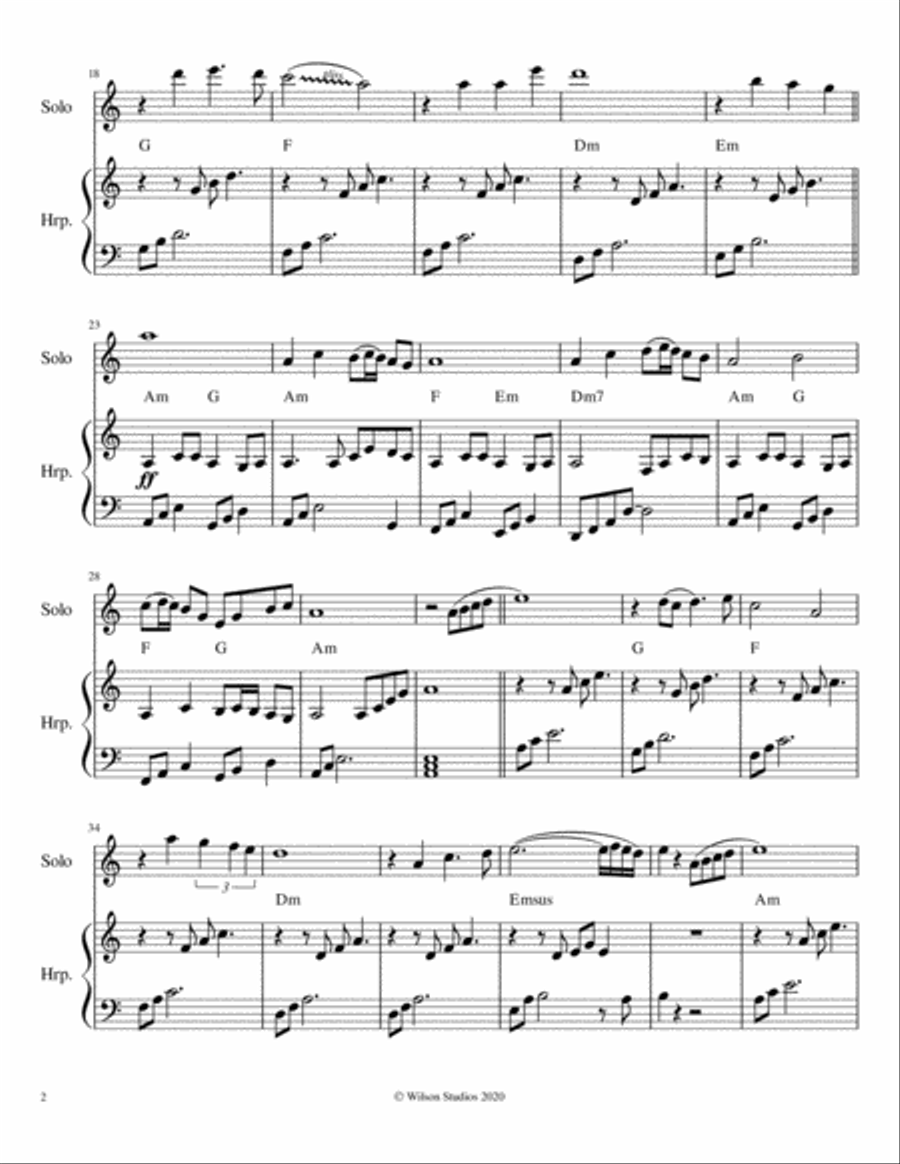 Wayfaring Stranger Small Ensemble scores gallery preview page 2