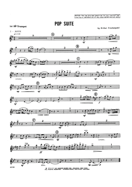 Pop Suite - 1st Bb Trumpet