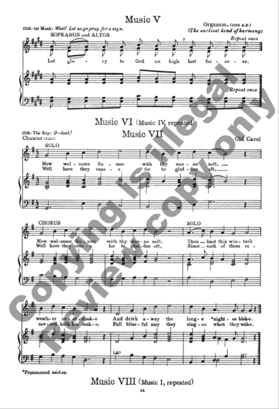 The Miracle of the Tumbler Children's Choir scores gallery preview page 12