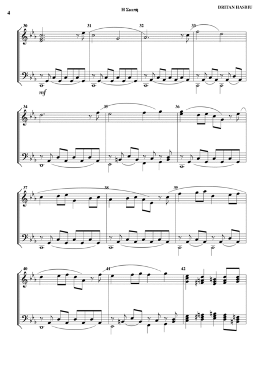 The Silence Piano Solo scores gallery preview page 4