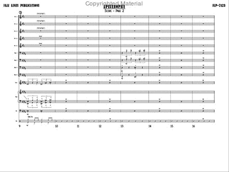 Epistrophy Epistrophy Big Band scores gallery preview page 5