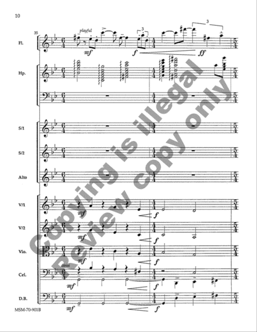 Song of Solomon (Full Score) Choir scores gallery preview page 21