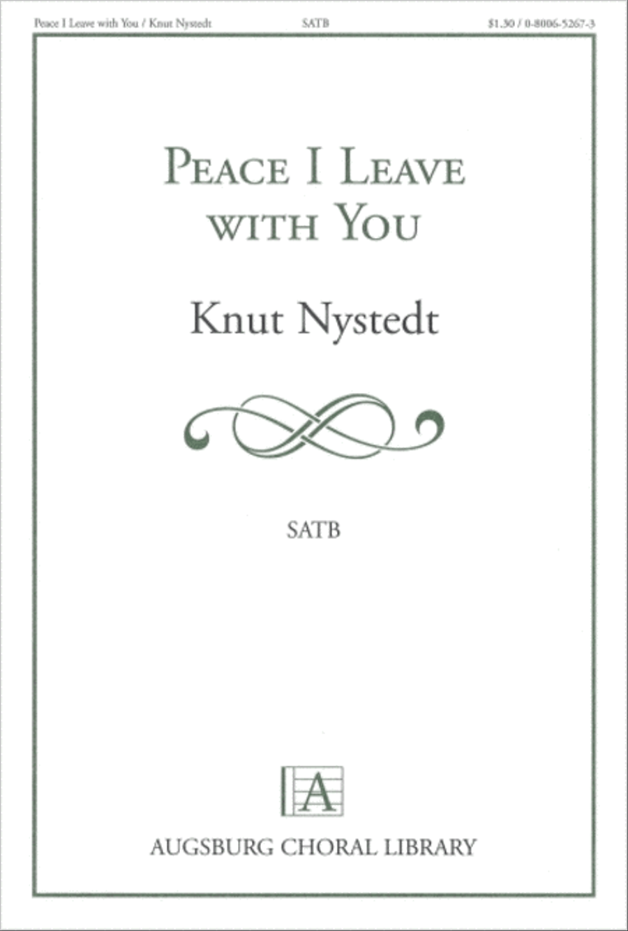 Peace I Leave With You SSATB scores gallery preview page 1