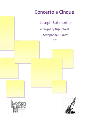 Book cover for Concerto a Cinque