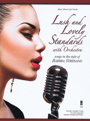 Book cover for Lush and Lovely Standards with Orchestra
