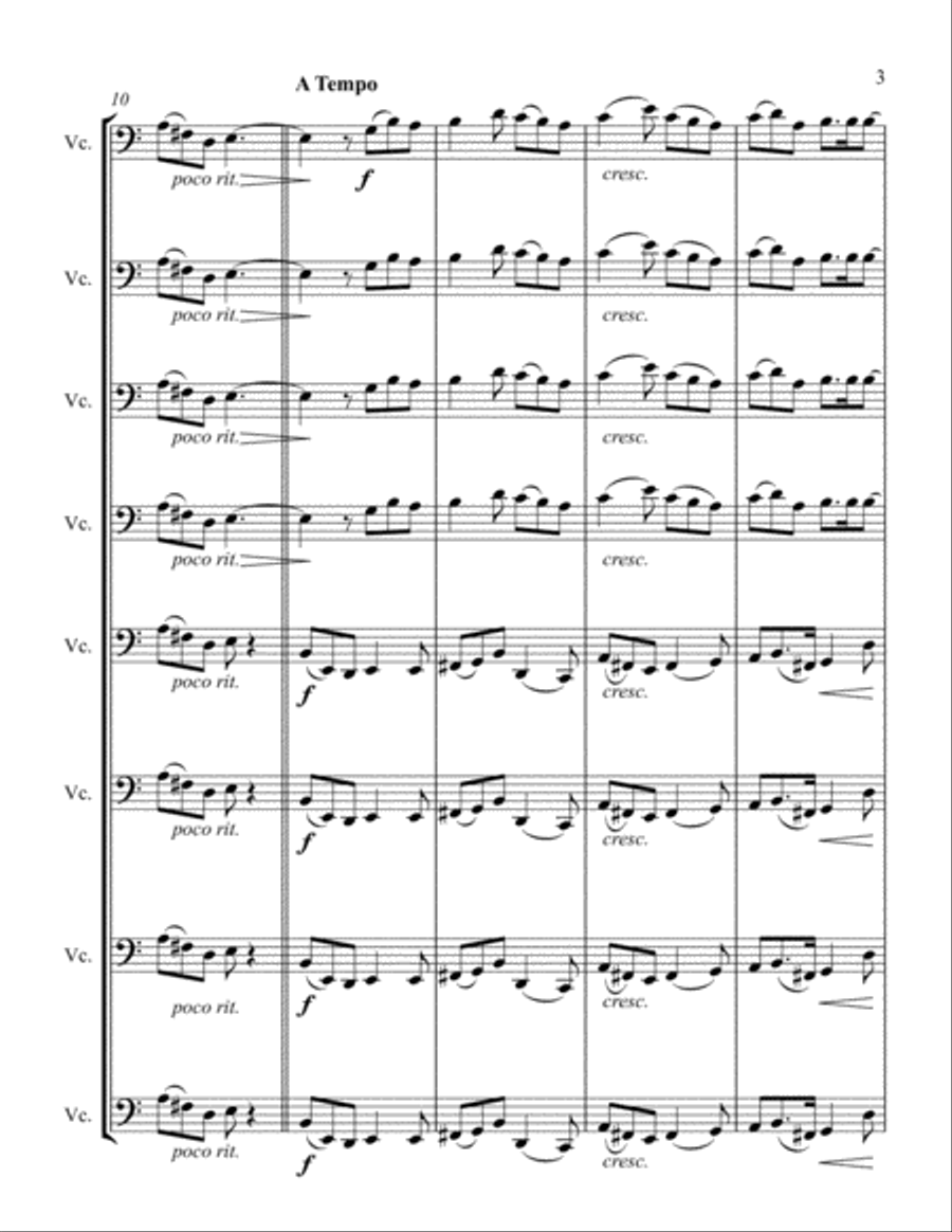 Layla for 8 Cellos Cello Digital Sheet Music Sheet Music Plus