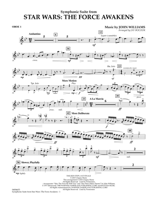 Symphonic Suite from Star Wars: The Force Awakens - Oboe 1