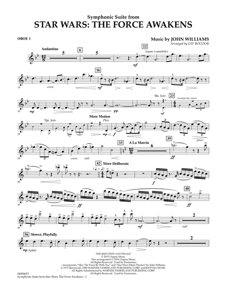Symphonic Suite from Star Wars: The Force Awakens - Oboe 1