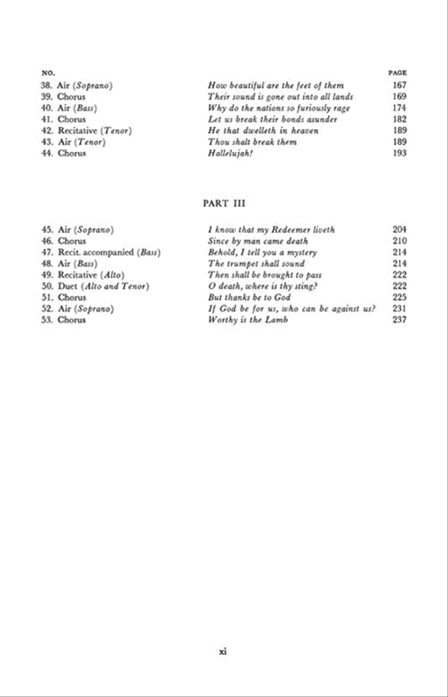 Messiah (Oratorio, 1741) 4-Part scores gallery preview page 3
