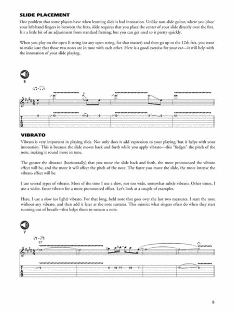 Warren Haynes – Guide to Slide Guitar Slide Guitar scores gallery preview page 7
