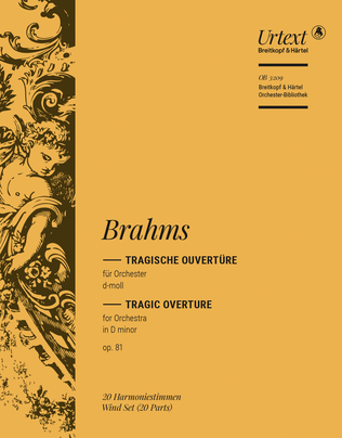 Book cover for Tragic Overture in D minor Op. 81