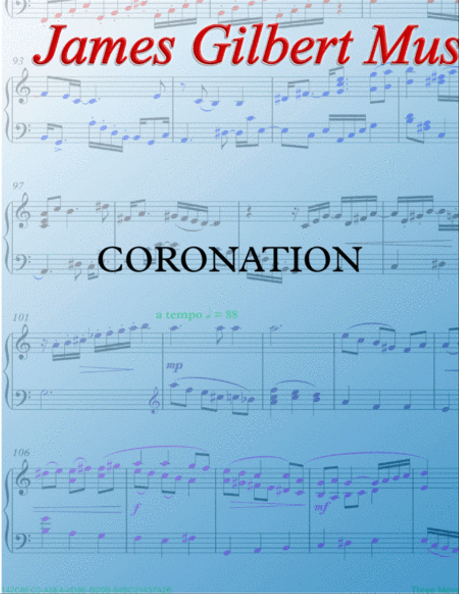 CORONATION (All Hail The Power) Small Ensemble scores gallery preview page 5
