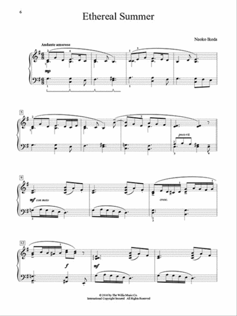 Aurora - 5 Original Piano Solos Inspired by the North Piano Solo scores gallery preview page 4