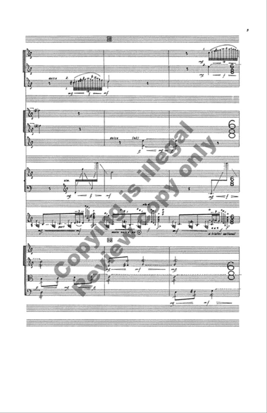 Zingari, Concerto for Guitar and Orchestra Orchestra scores gallery preview page 6