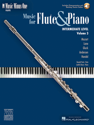 Book cover for Intermediate Flute Solos – Volume 3