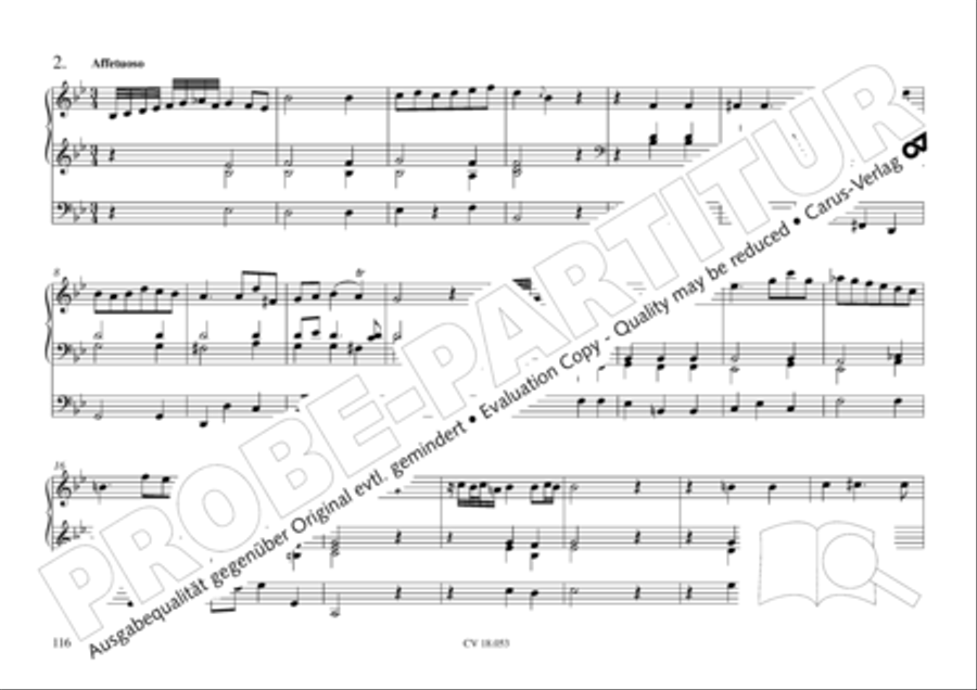 Das Husumer Orgelbuch von 1758 Organ Solo scores gallery preview page 117