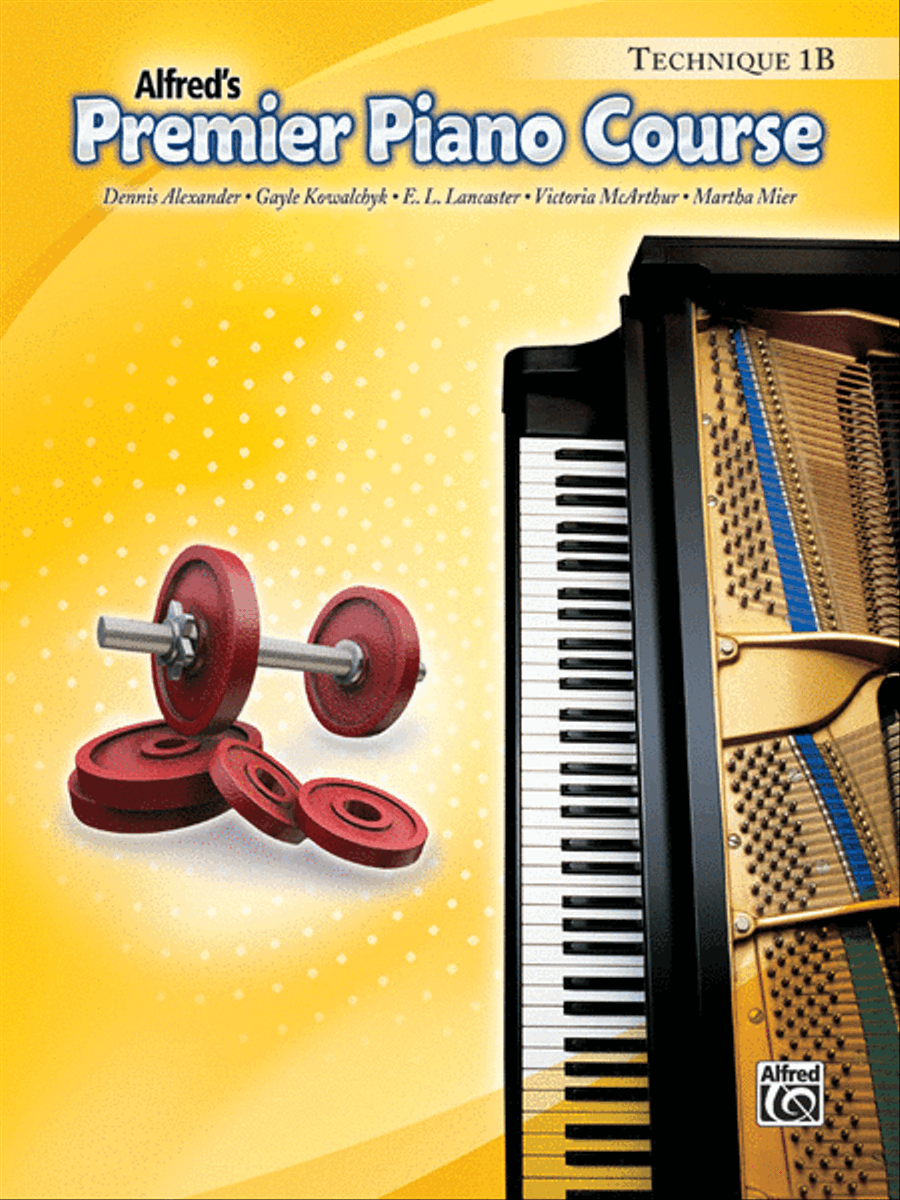 Premier Piano Course Technique, Book 1B Piano Method scores gallery preview page 1